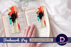 Paint splatter art Bookmark PNG Product Image 1