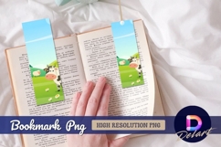 Cow and sheep on farm cartoon illustration Bookmark PNG Product Image 1