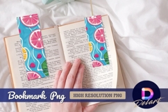 Colorful citrus fruit slice Bookmark PNG Product Image 1