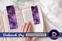 Purple smoke flowing abstract background bookmark png Product Image 1
