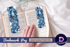 Winter yeti cartoon bookmark png illustration Product Image 1