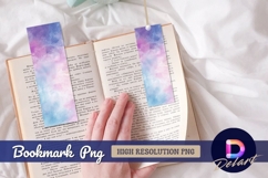 Soft pastel watercolor background for Bookmark PNG Product Image 1