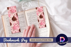 Strawberry chocolate swirls with Bookmark PNG Product Image 1