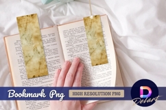 Aged paper texture Bookmark PNG Product Image 1