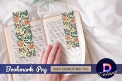 Floral vintage pattern asian Bookmark PNG Product Image 1