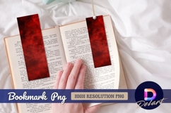 Red smoke texture design bookmark png Product Image 1
