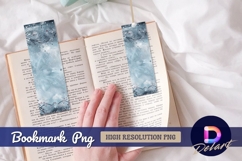 Watercolor winter background with branches bookmark png Product Image 1