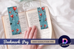 Heart vines valentines day Bookmark PNG Product Image 1