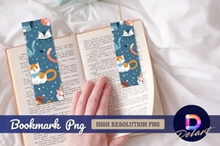Whimsical cats seamless pattern for Bookmark PNG Product Image 1