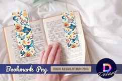 Floral fish pattern decorative Bookmark PNG Product Image 1