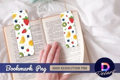 Colorful fruit pattern background Bookmark PNG Product Image 1
