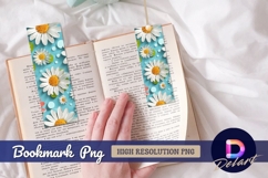 Daisy flowers wallpaper Bookmark PNG Product Image 1