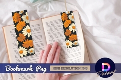 Retro daisy flower Bookmark PNG Product Image 1