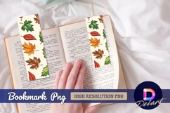 Fall leaves Bookmark PNG Product Image 1