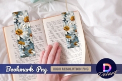 Daisy painting texture art Bookmark PNG Product Image 1