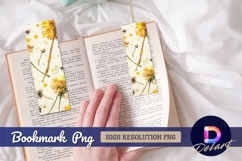 Watercolor dandelions floral elegant Bookmark PNG Product Image 1