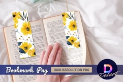 Watercolor floral illustration for Bookmark PNG Product Image 1