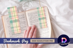 Pastel plaid fabric texture for Bookmark PNG Product Image 1