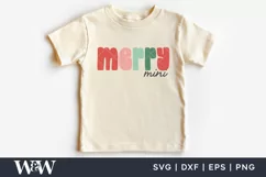 Merry Mama Merry Mini SVG |Christmas Mommy and Me SVG Product Image 4