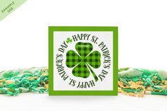 Mini Wood Tiered Tray Sign Mock up for St. Patrick's Day Product Image 2