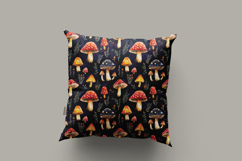 Mushroom GardenVol. 1 Seamless Digital Paper, 18 PNG Product Image 6