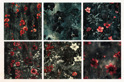 Night Garden Vol. 3 Seamless Digital Paper, 27 PNG Product Image 3