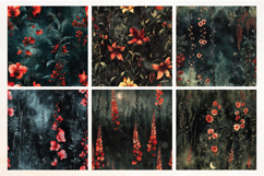 Night Garden Vol. 3 Seamless Digital Paper, 27 PNG Product Image 5