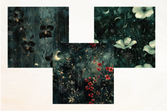 Night Garden Vol. 3 Seamless Digital Paper, 27 PNG Product Image 6