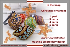 Embroidery Manavi 05 Enchanting Swirly ITH Ornaments Product Image 1