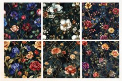 Opulent Florals Vol.9 Seamless Digital Paper, 18 PNG Product Image 3