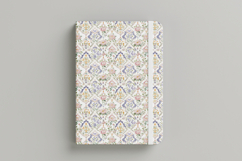 Ornamental Floral Seamless Digital Paper, 18 PNG Product Image 5