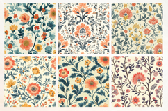 Ornamental Floral Seamless Digital Paper Vol.3, 18 PNG Product Image 2