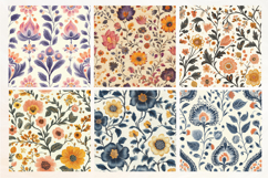 Ornamental Floral Seamless Digital Paper Vol.3, 18 PNG Product Image 3