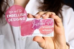 Pink Paint Strokes Splashes Sublimation Clip Art Elements Product Image 2