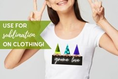 Colorful Peeking Gnomes for Holidays Clipart Sublimation Set Product Image 3