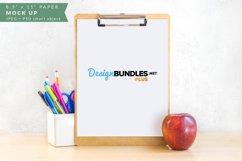 School Mock up | Letter Size Paper, Cardstock Product Image 1