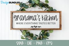 Grandma's Kitchen Where Everything Tastes Better - SVG Product Image 1