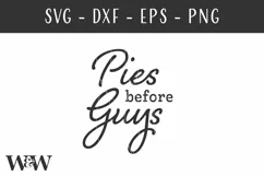 Pies Before Guys SVG | Thanksgiving Shirt SVG Product Image 2