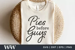 Pies Before Guys SVG | Thanksgiving Shirt SVG Product Image 1