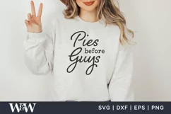 Pies Before Guys SVG | Thanksgiving Shirt SVG Product Image 3