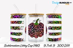 Leopard Pumpkin - Halloween Libby Sublimation PNG Product Image 1