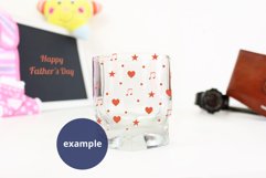 Whisky Glass mockup Father's Day, Full wrap mockup PSD, JPG Product Image 2