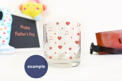 Father's Day Whisky Glass mockup, Full wrap mockup PSD & JPG Product Image 2