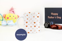 11oz White Mug mockup Father's Day, Full Wrap Mockup PSD JPG Product Image 2