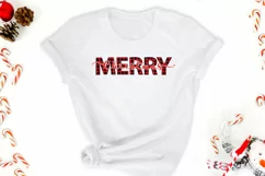 Merry Christmas buffalo plaid svg, Christmas ornament svg Product Image 4