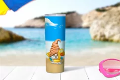 Beach Gnome Tumbler PNG & JPG Product Image 2