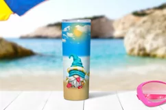 Beach Gnome Tumbler PNG & JPG Product Image 4