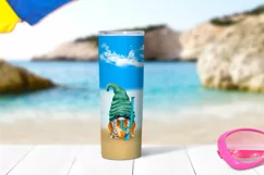 Beach Gnome Tumbler PNG & JPG Product Image 3