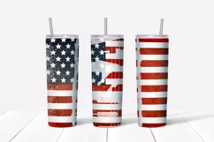 American flag Tumbler design. Sublimation PNG, 20 oz. Product Image 3