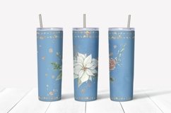 Christmas sublimation design. Skinny tumbler wrap design. Product Image 4